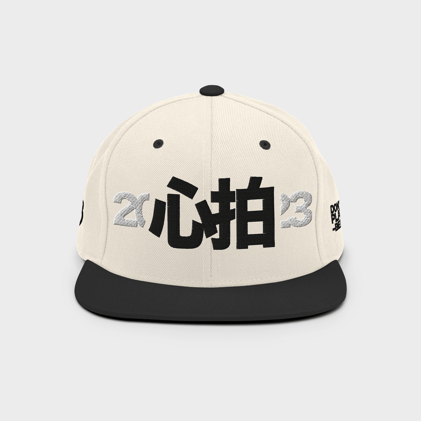 SHINPAKU Classic Snapback Cap – “Don’t Just Play Time, Bend It”
