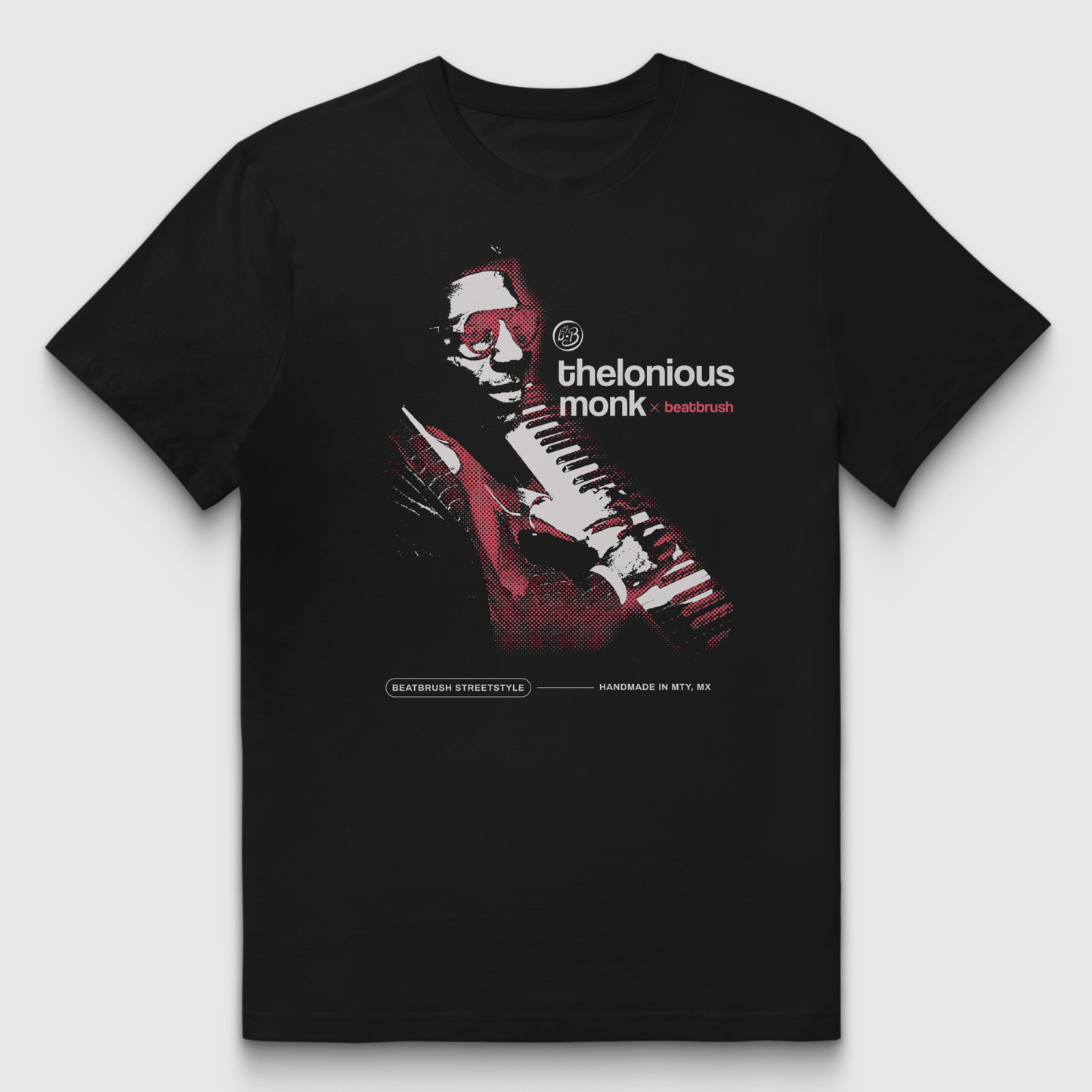 Vintage Thelonious Monk Halftone Graphic Tee