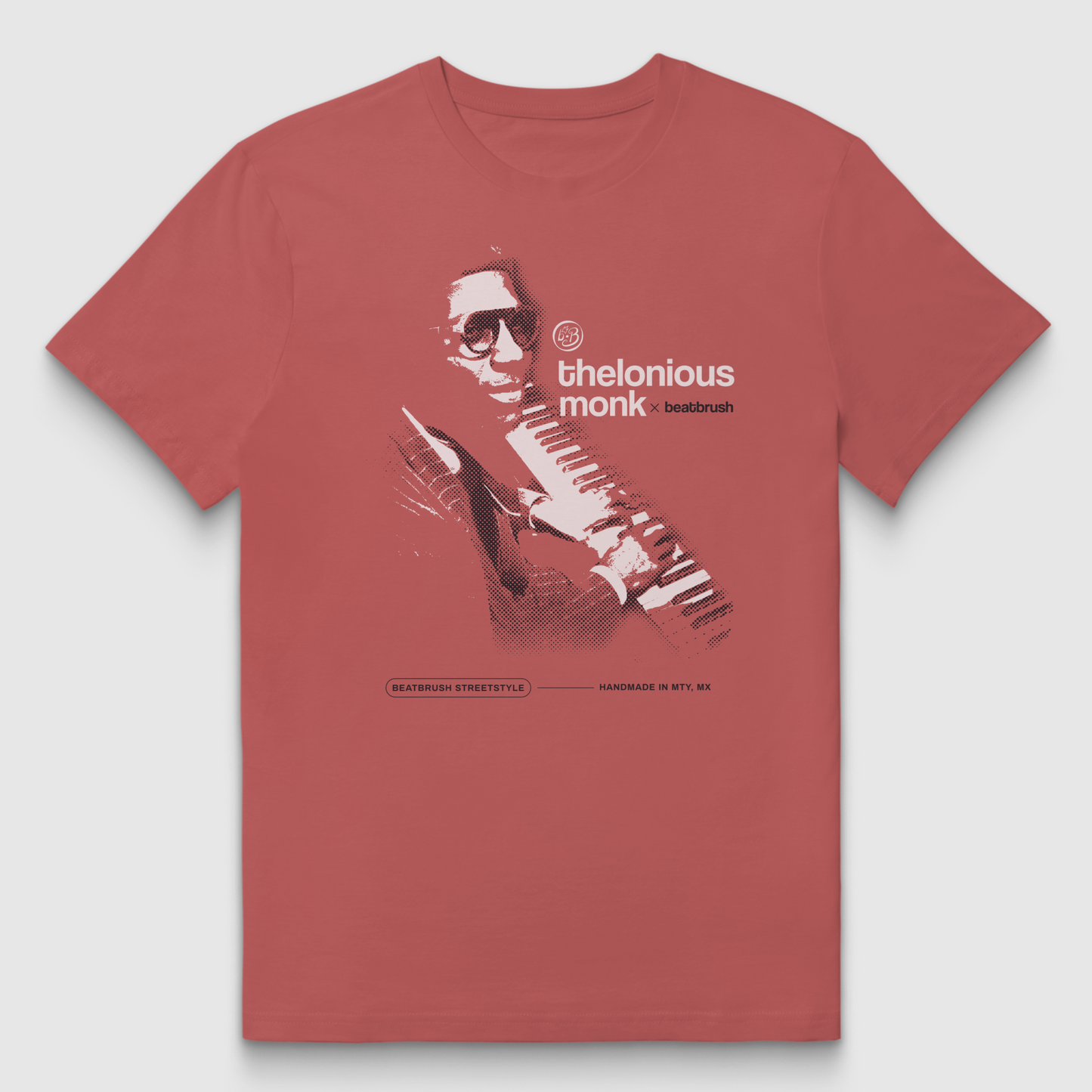 Vintage Thelonious Monk Halftone Graphic Tee