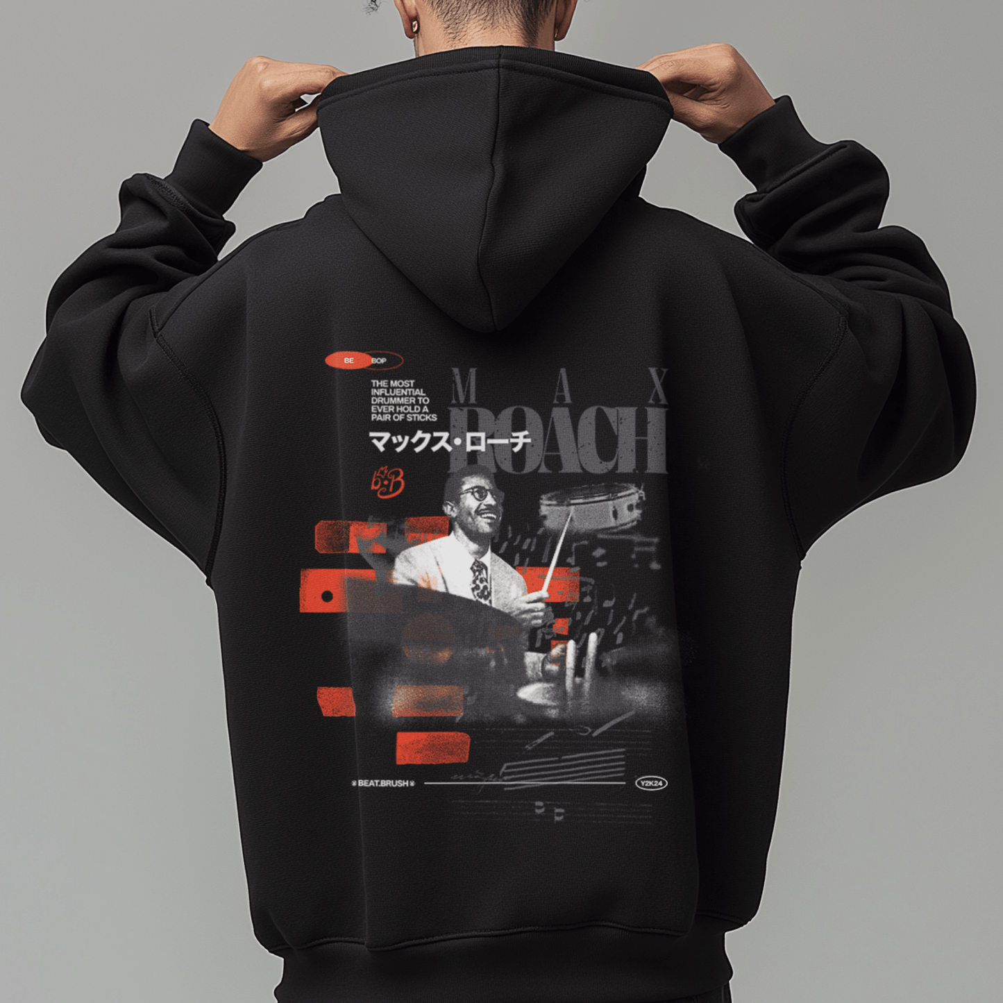 Max Roach Jazz Hoodie – Premium Unisex Hoodie for Music Lovers