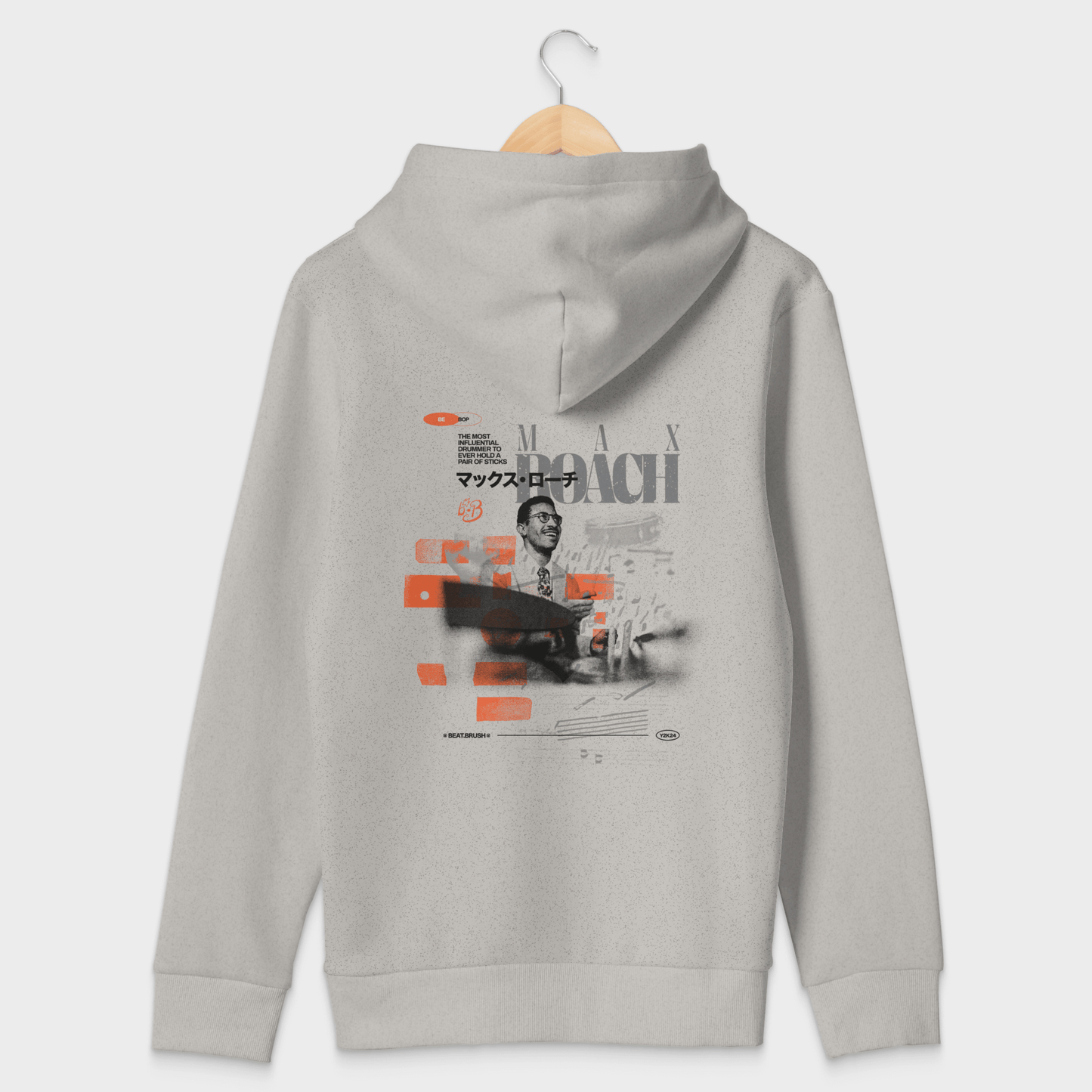 Max Roach Jazz Hoodie – Premium Unisex Hoodie for Music Lovers