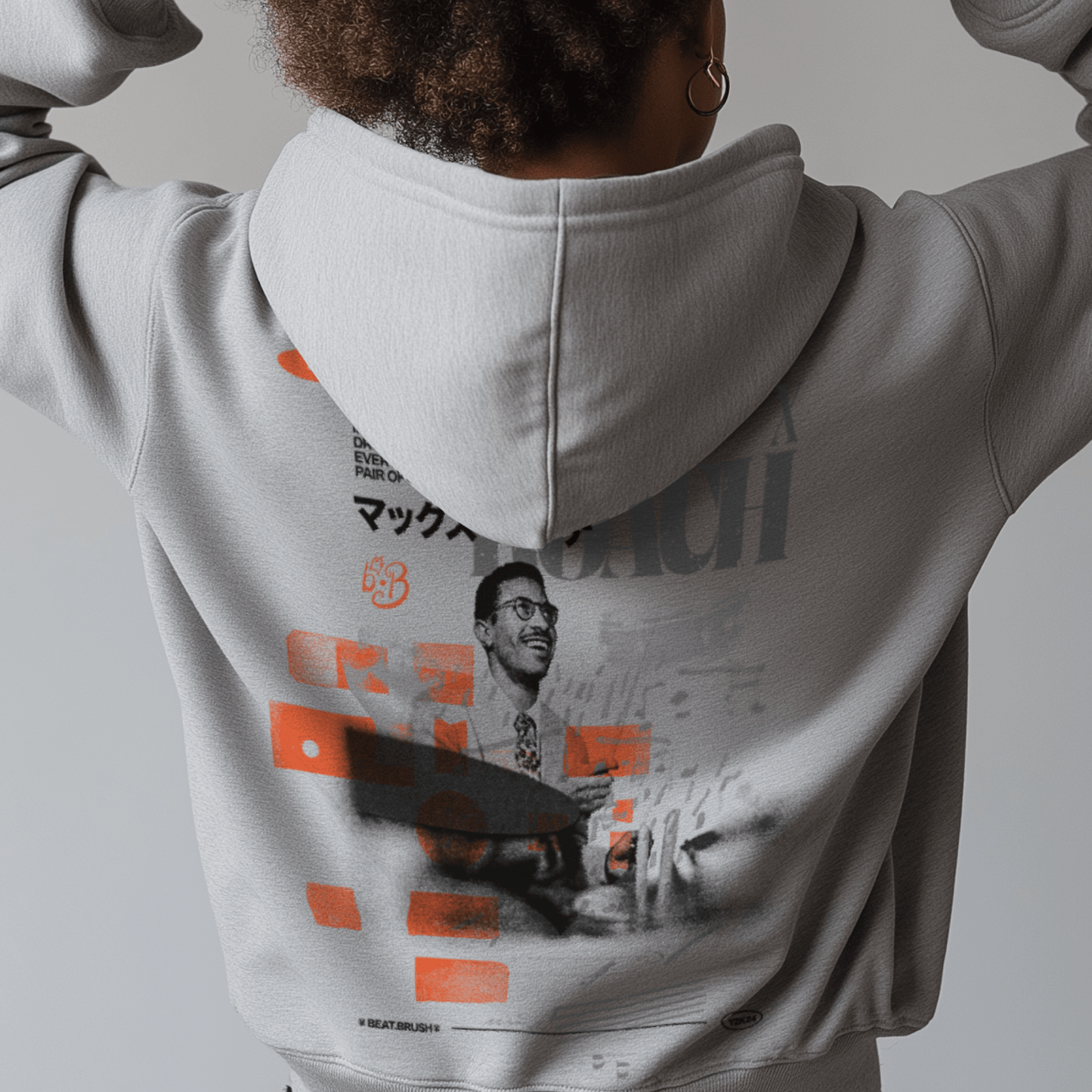 Max Roach Jazz Hoodie – Premium Unisex Hoodie for Music Lovers