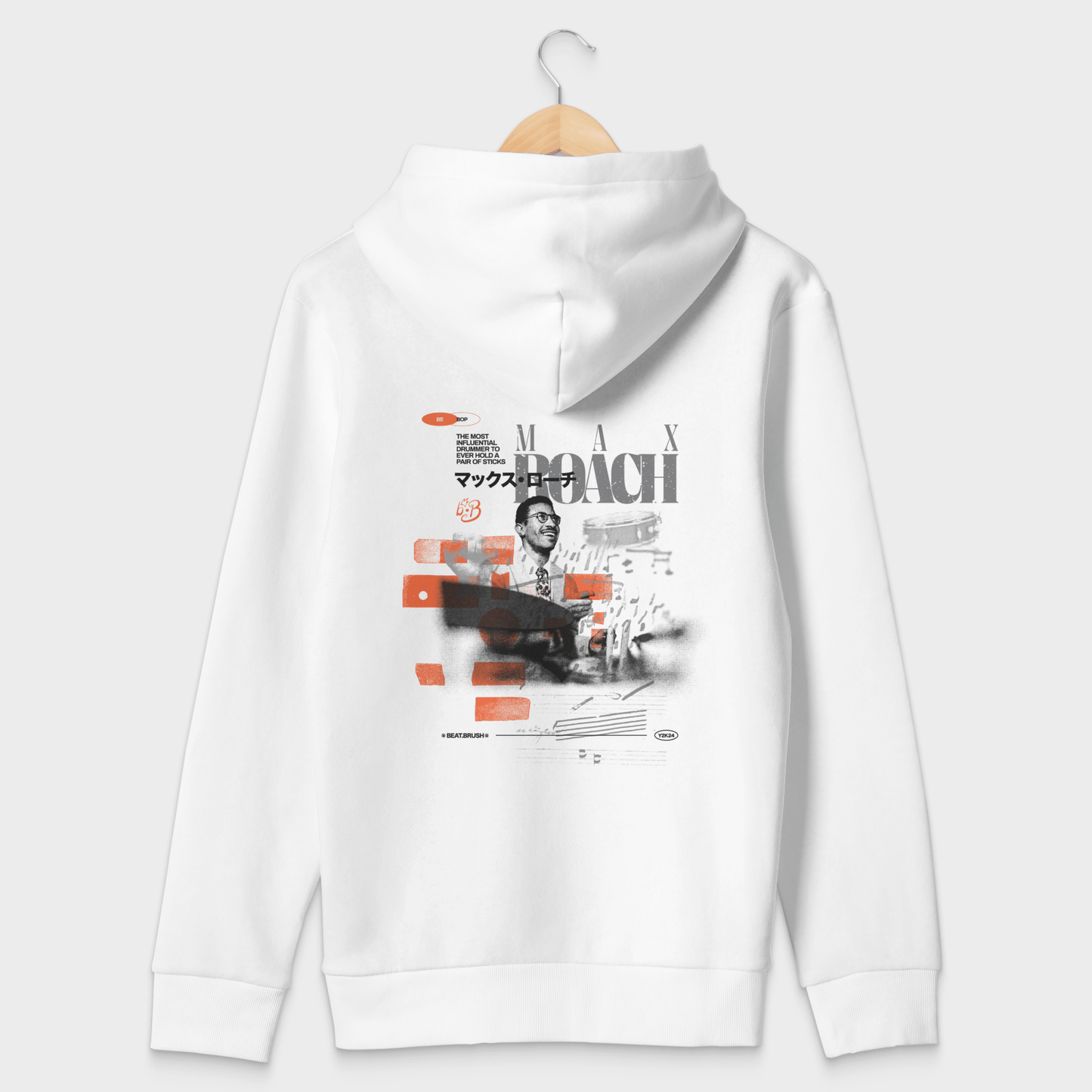 Max Roach Jazz Hoodie – Premium Unisex Hoodie for Music Lovers