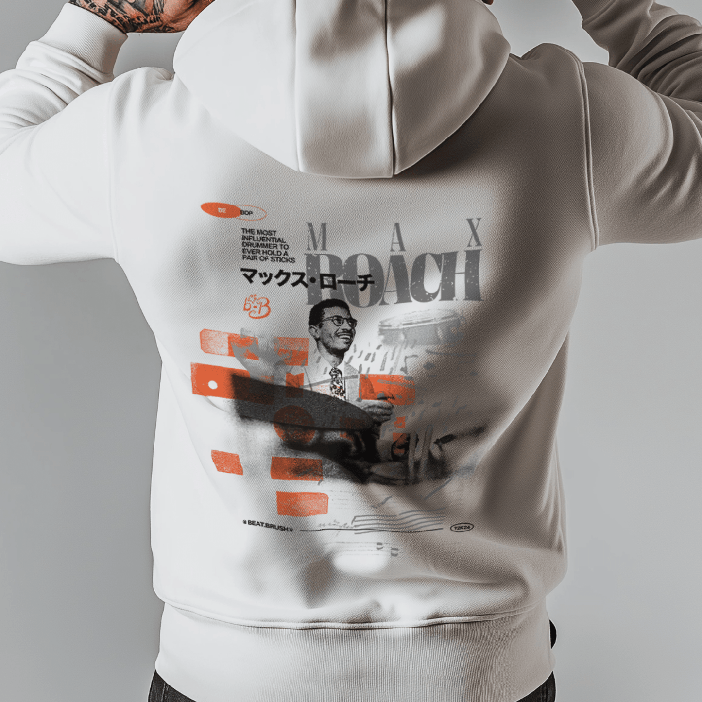 Max Roach Jazz Hoodie – Premium Unisex Hoodie for Music Lovers