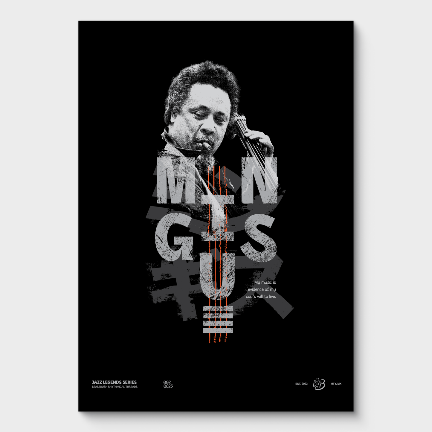 MINGUS | Soul’s Evidence Poster – Jazz Legends Series 002