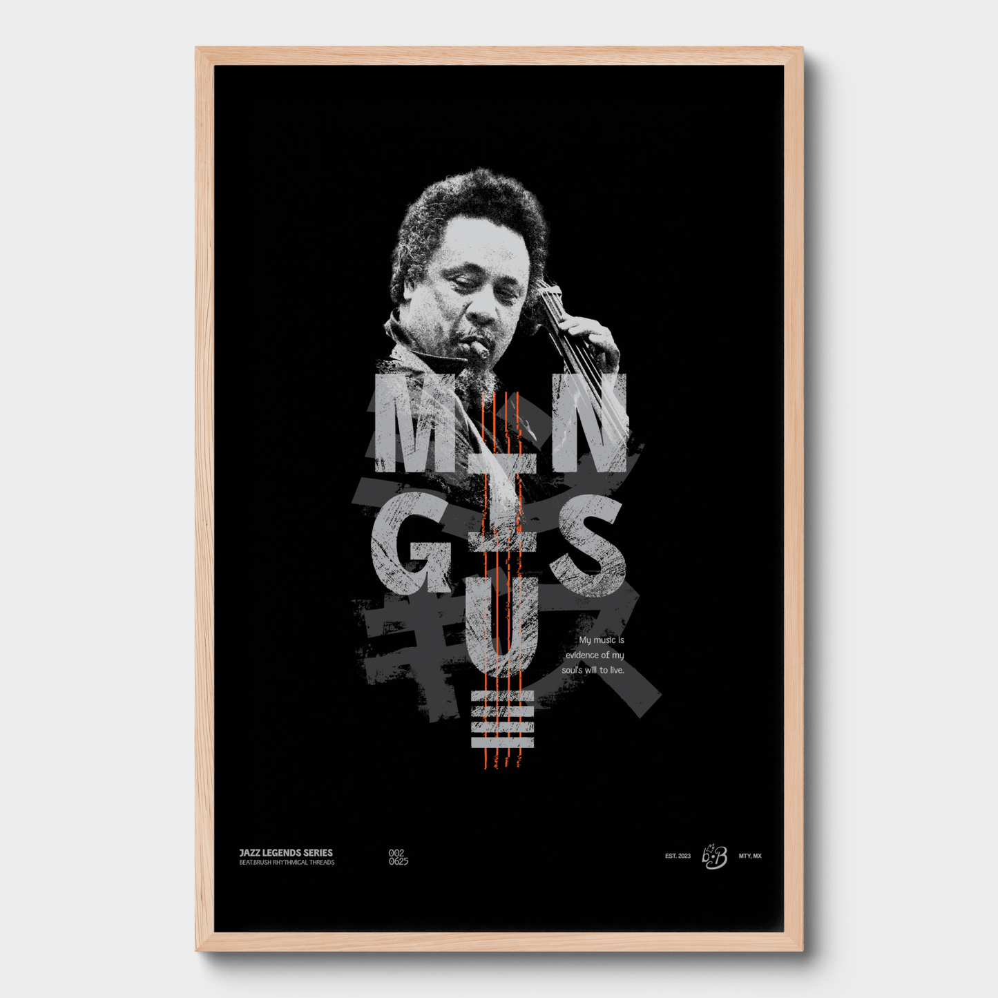 MINGUS | Soul’s Evidence Poster – Jazz Legends Series 002
