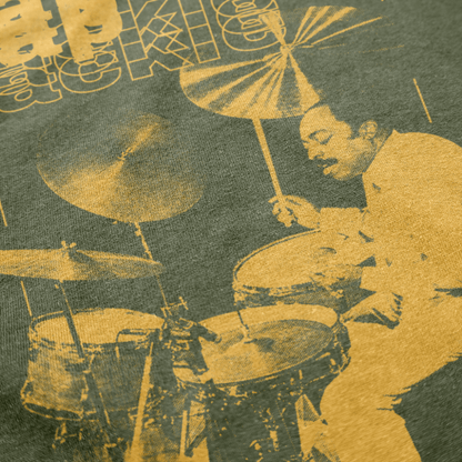 Roy Haynes 'Snap Crackle' Tribute Tee - Retro Jazz Drum Beat Graphic T-Shirt