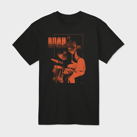 Roy Haynes 'Snap Crackle' Tribute Tee - Retro Jazz Drum Beat Graphic T-Shirt