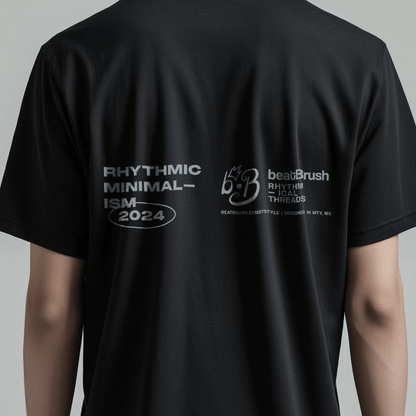 Rhythmic Minimalism T-Shirt – Unisex Heavyweight Tee Featuring “Feathering” Phrase | 100% Cotton