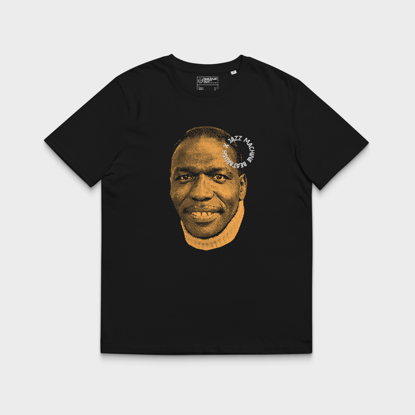 Elvin Jones “Jazz Machine” Tee — Vintage Quote & Drumset Tribute Shirt