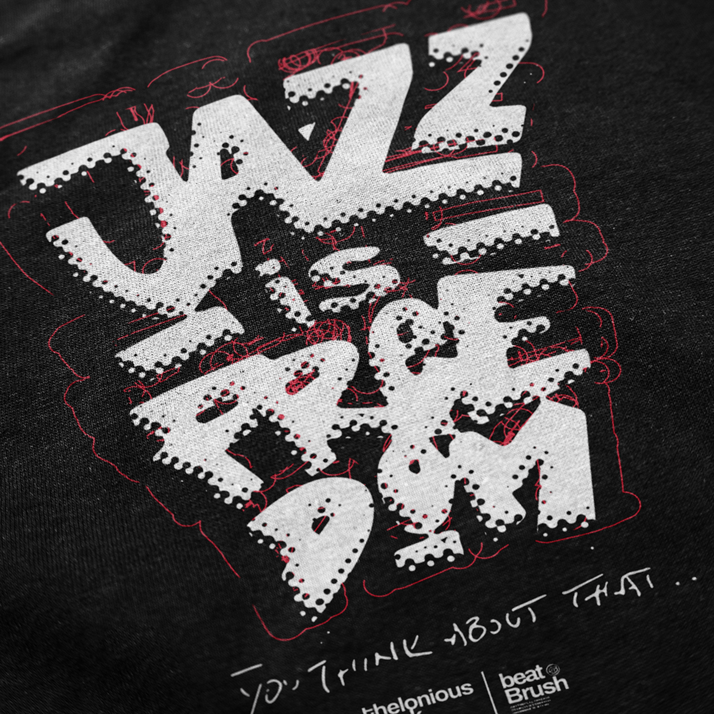Thelonious Monk “Jazz Is Freedom” Tee — Vintage Graffiti Tribute Shirt