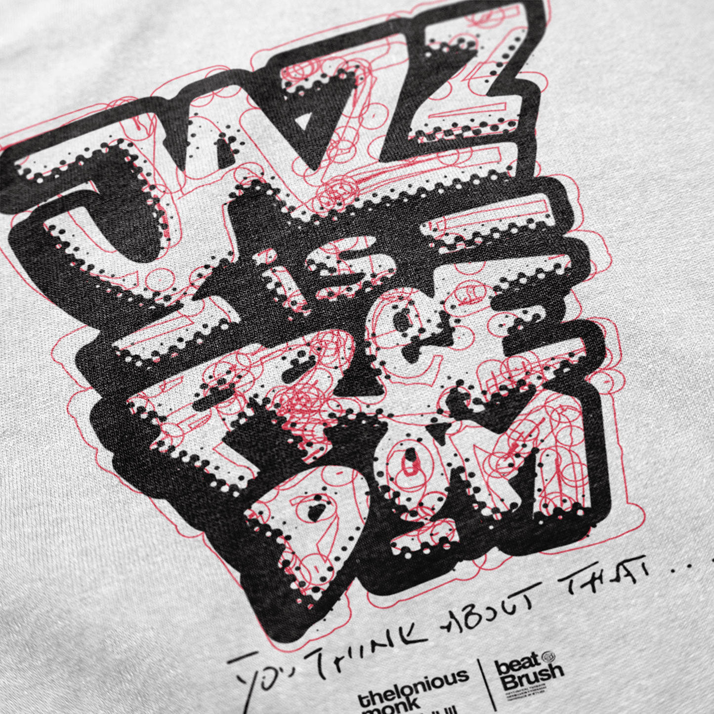 Thelonious Monk “Jazz Is Freedom” Tee — Vintage Graffiti Tribute Shirt