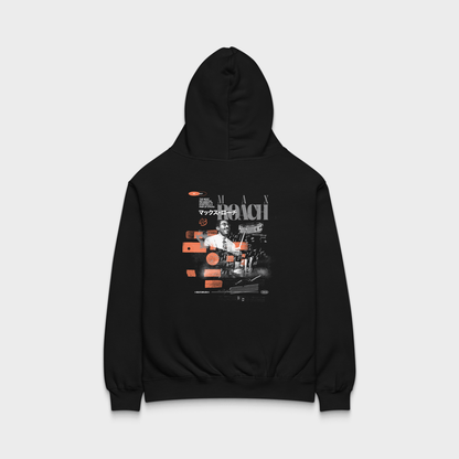 Max Roach Hoodie — Premium Jazz Drummer Tribute