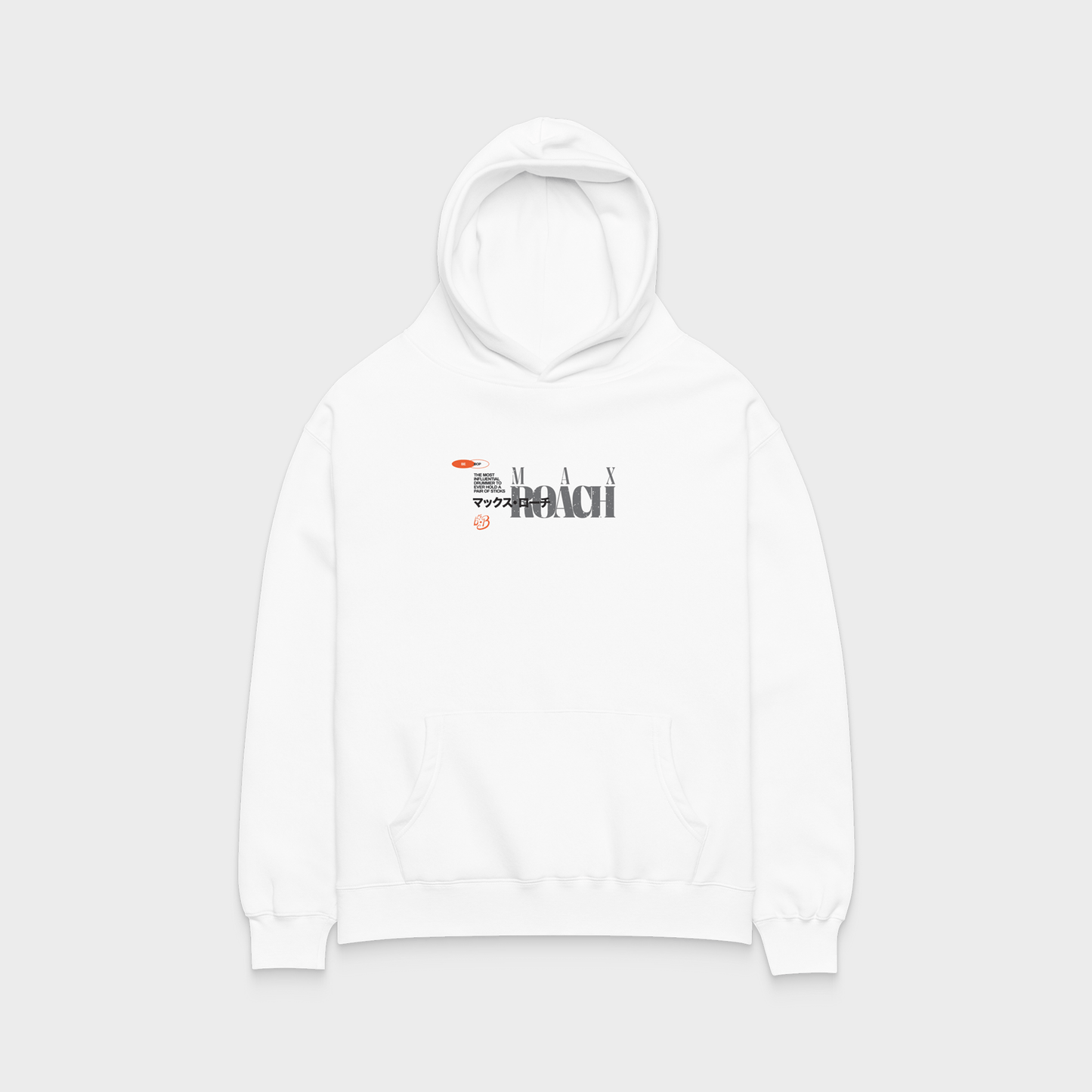 Max Roach Hoodie — Premium Jazz Drummer Tribute