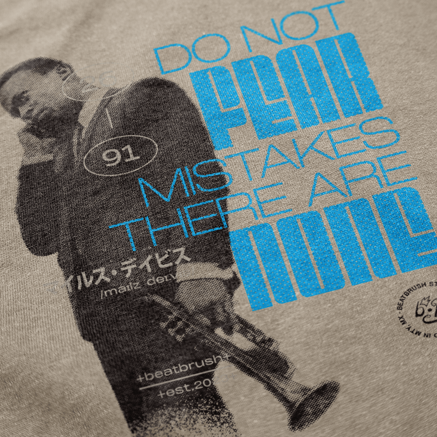 Miles Davis 1964 Vintage Halftone Tee — Fear None Jazz Tribute Shirt