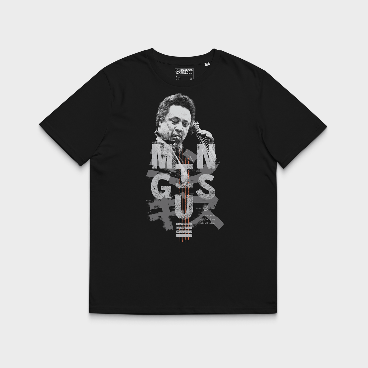 Mingus “Soul’s Evidence” Tee — Limited Edition Jazz Tribute Shirt