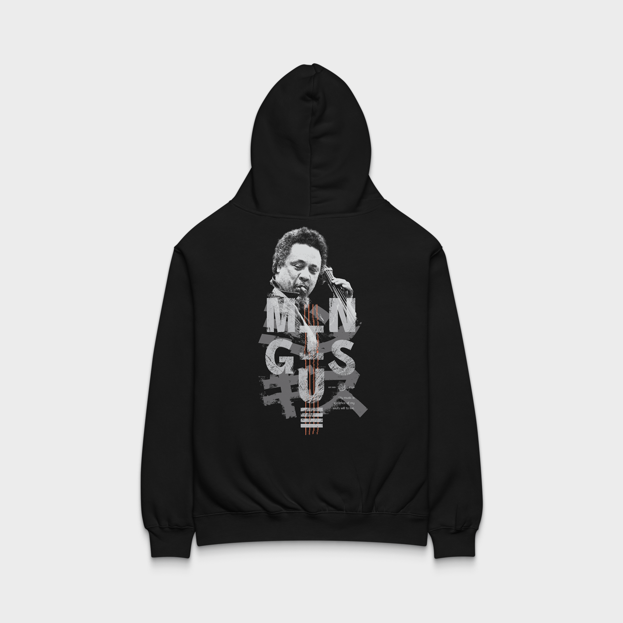 Mingus “Soul’s Evidence” Premium Hoodie — Double-Sided Jazz Tribute Hoodie