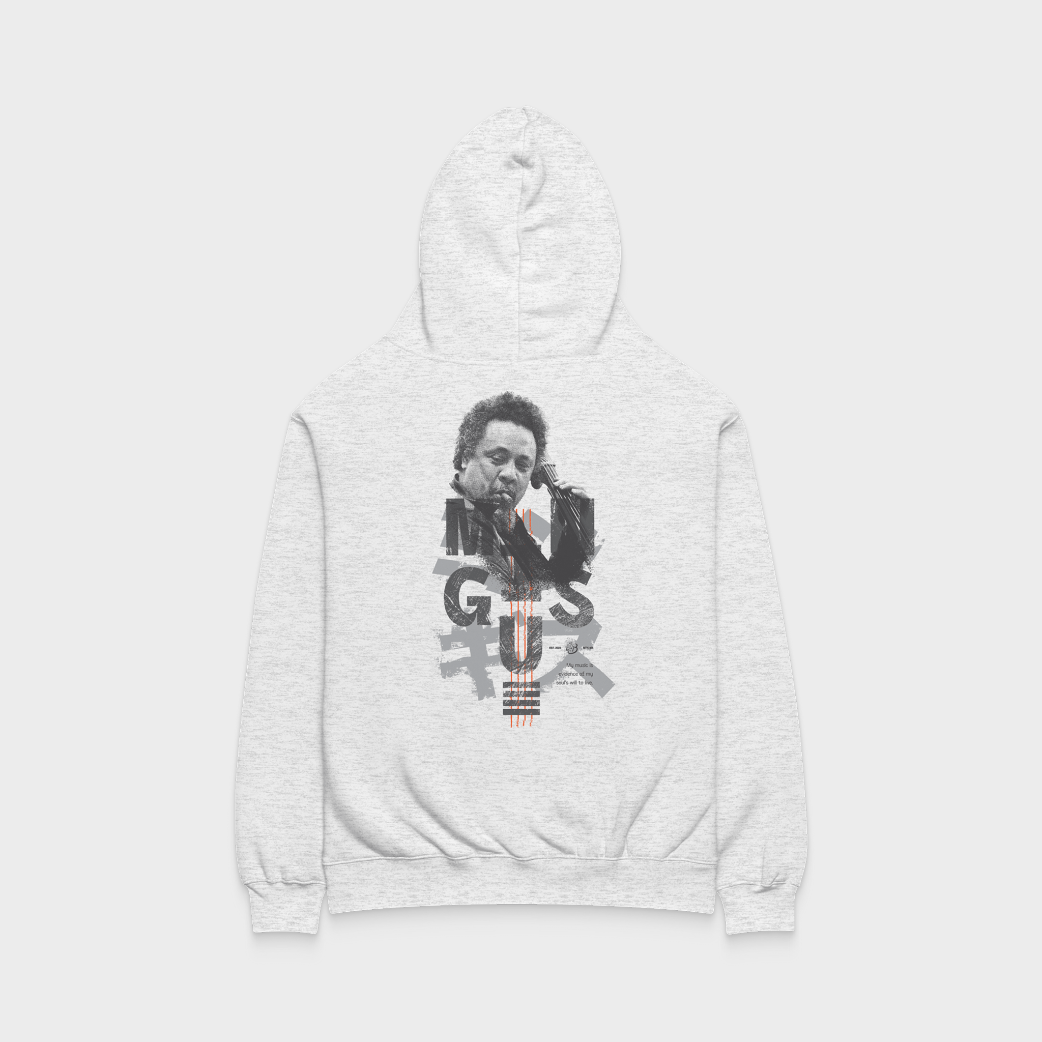 Mingus “Soul’s Evidence” Premium Hoodie — Double-Sided Jazz Tribute Hoodie