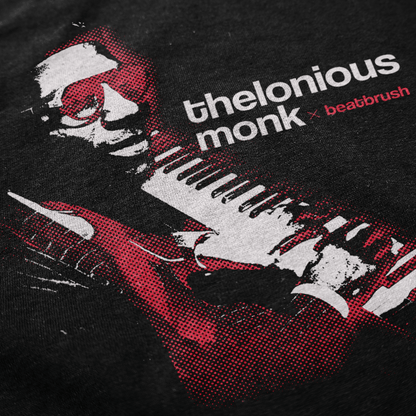Vintage Thelonious Monk Tee — Halftone Jazz Legend Tribute Shirt