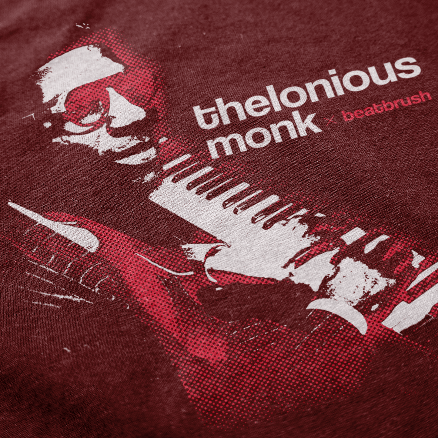 Vintage Thelonious Monk Tee — Halftone Jazz Legend Tribute Shirt