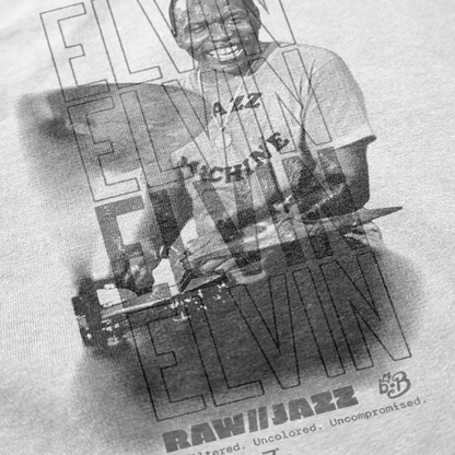 Elvin Jones Hoodie — RAW//JAZZ Vol. 1 | BeatBrush Monochrome Street Merch