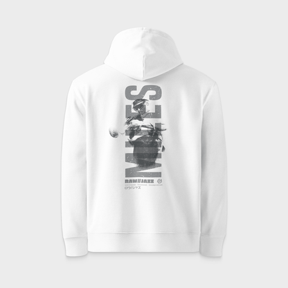 Miles Davis Hoodie — RAW//JAZZ Vol. 1 | BeatBrush Monochrome Street Merch