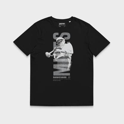 Miles Davis Tee — RAW//JAZZ Vol. 1 | BeatBrush Monochrome Street Merch