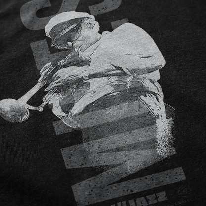 Miles Davis Tee — RAW//JAZZ Vol. 1 | BeatBrush Monochrome Street Merch