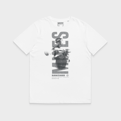 Miles Davis Tee — RAW//JAZZ Vol. 1 | BeatBrush Monochrome Street Merch