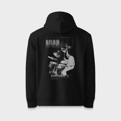Roy Haynes Hoodie — RAW//JAZZ Vol. 1 | BeatBrush Monochrome Street Merch