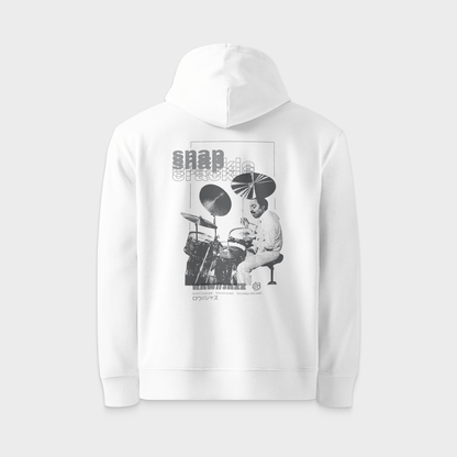 Roy Haynes Hoodie — RAW//JAZZ Vol. 1 | BeatBrush Monochrome Street Merch