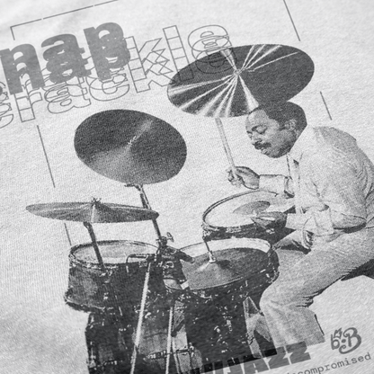 Roy Haynes Tee — RAW//JAZZ Vol. 1 | BeatBrush Monochrome Street Merch