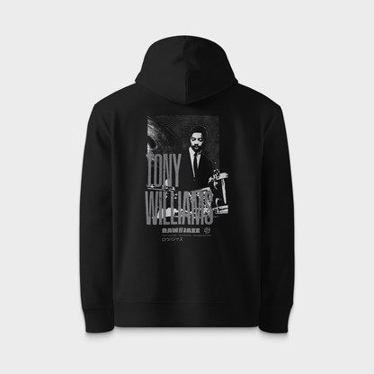 Tony Williams Hoodie — RAW//JAZZ Vol. 1 | BeatBrush Monochrome Street Merch