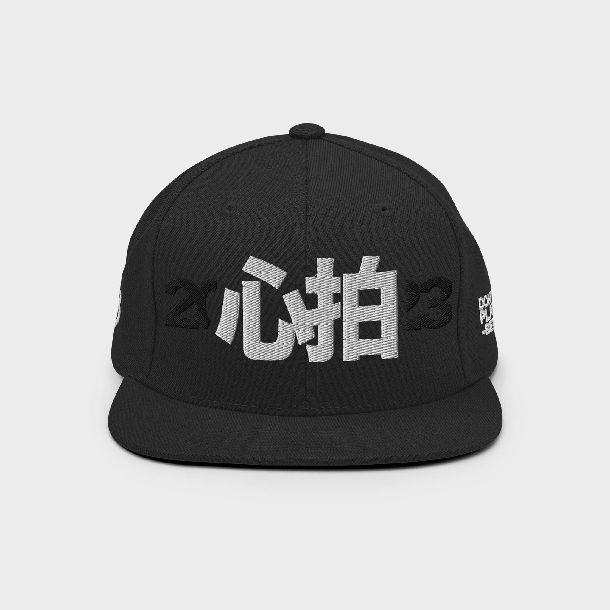 SHINPAKU Classic Snapback Cap — “Don’t Just Play Time, Bend It”