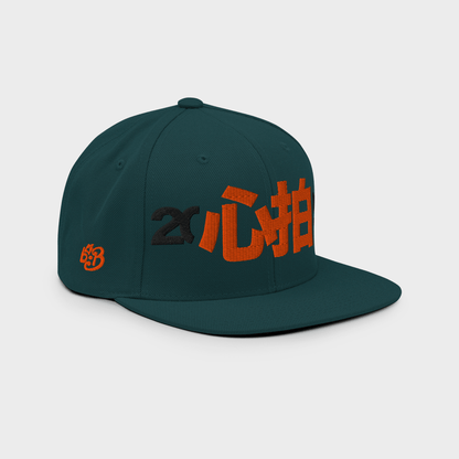 SHINPAKU Classic Snapback Cap – “Don’t Just Play Time, Bend It”