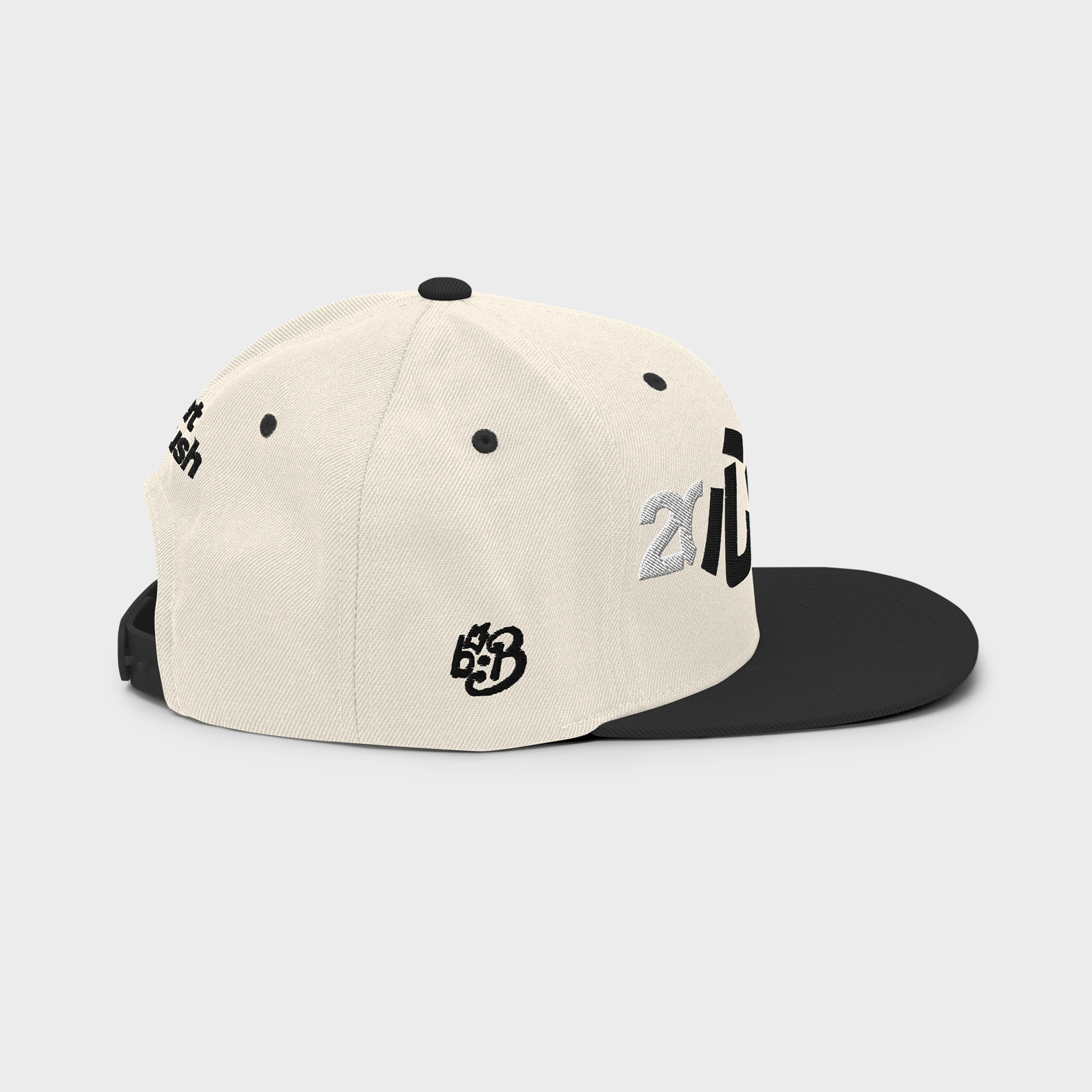 SHINPAKU Classic Snapback Cap — “Don’t Just Play Time, Bend It”