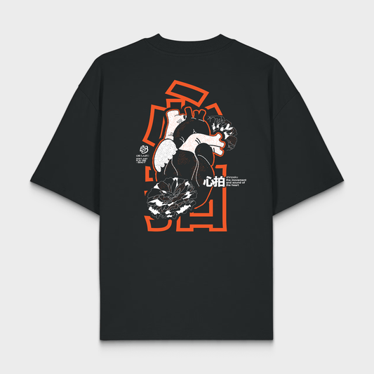 SHINPAKU Oversized T-Shirt | Organic Japanese-Inspired Streetwear for Drummers