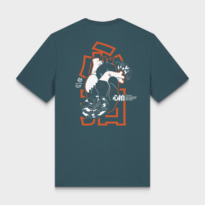 SHINPAKU Regular Fit T-Shirt – Black | Organic Cotton Streetwear for Musicians & Creatives