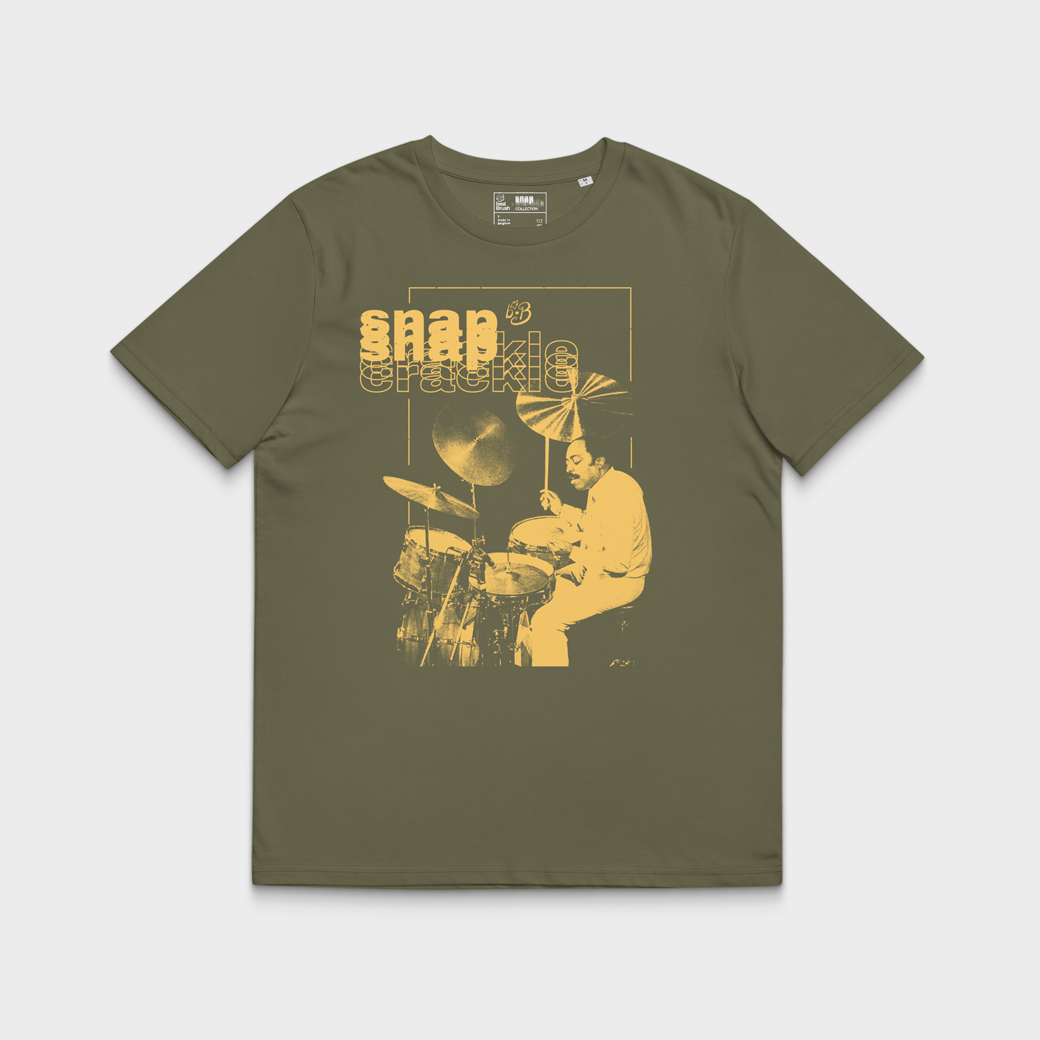 Roy Haynes — Snap Crackle Jazz Drum Tribute Organic Tee